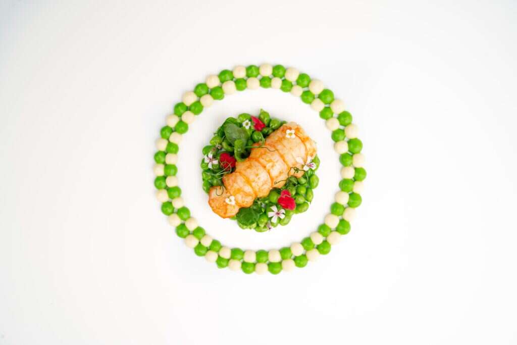 Langoustine dish by Clare Smyth 