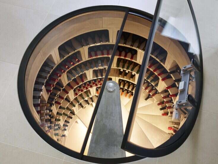 spiral cellars wine storage