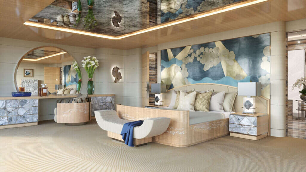Njord superyacht bedroom
