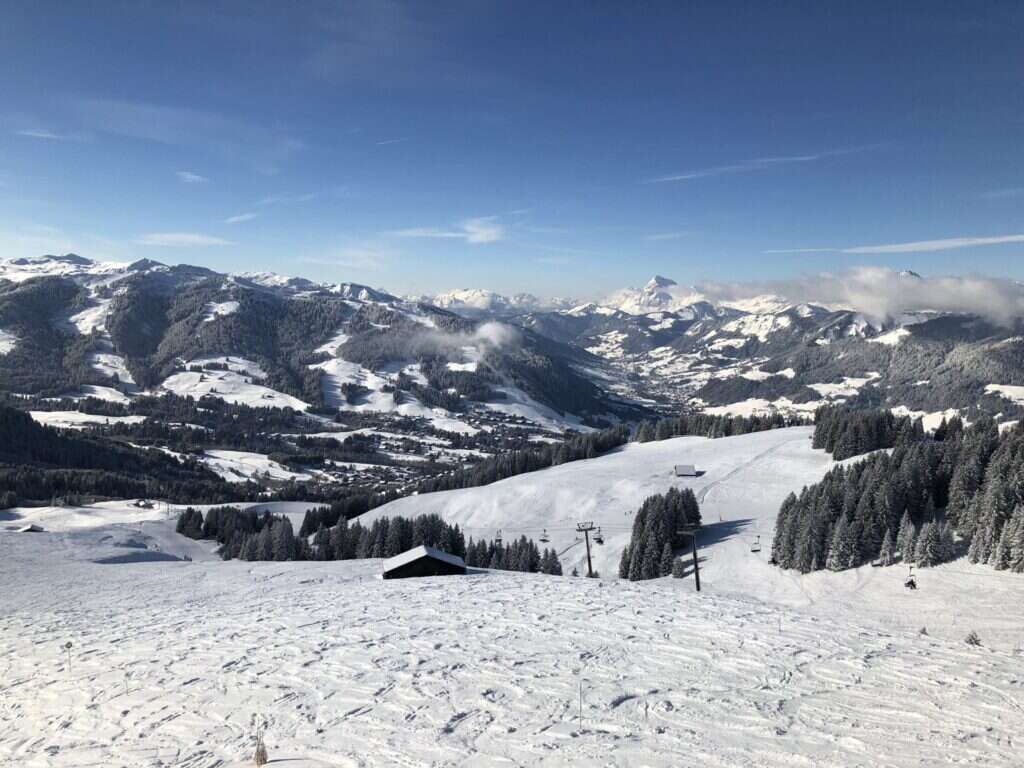 skiing in megeve