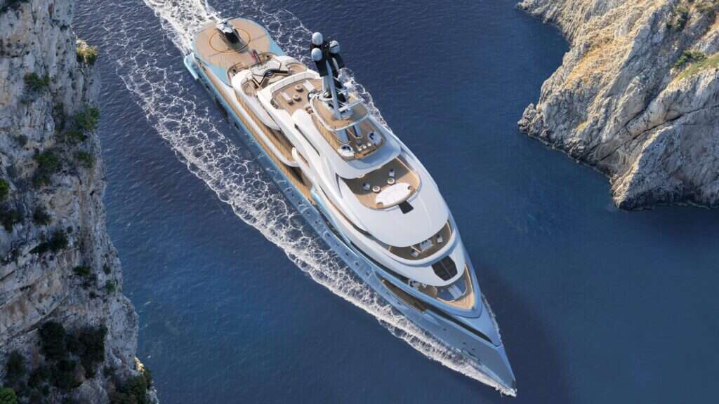 Project TIME yacht exterior 