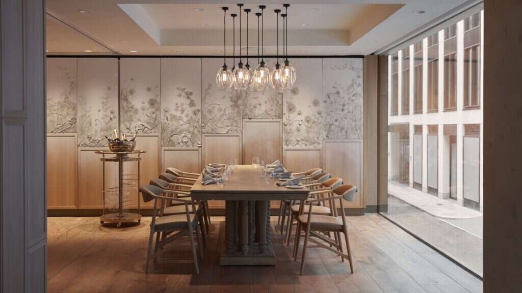 Hide & Seek private dining room at HIDE