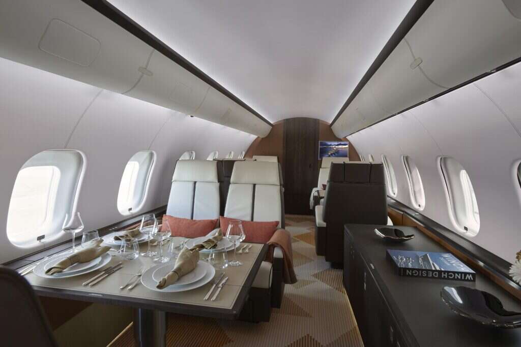 global 5000 interiors