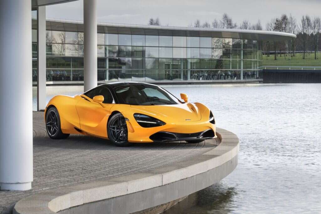 Yellow Sports Car McLaren 