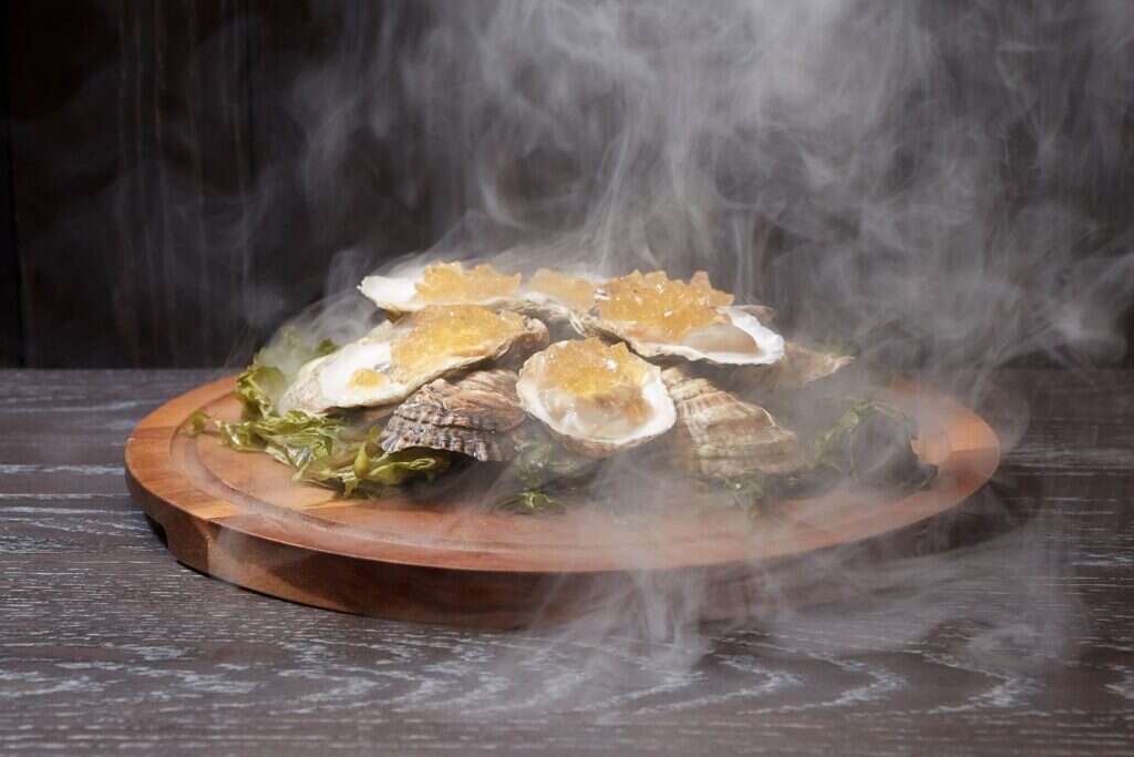 smoked oysters at five acres