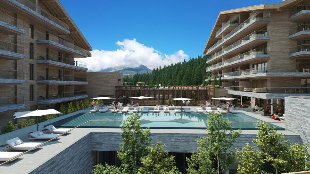 six senses crans-montana rooftop pool 