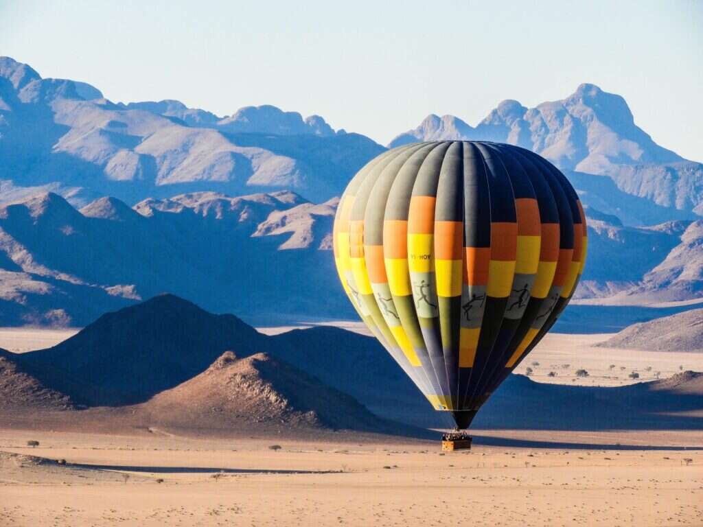 namibia hot air balloon