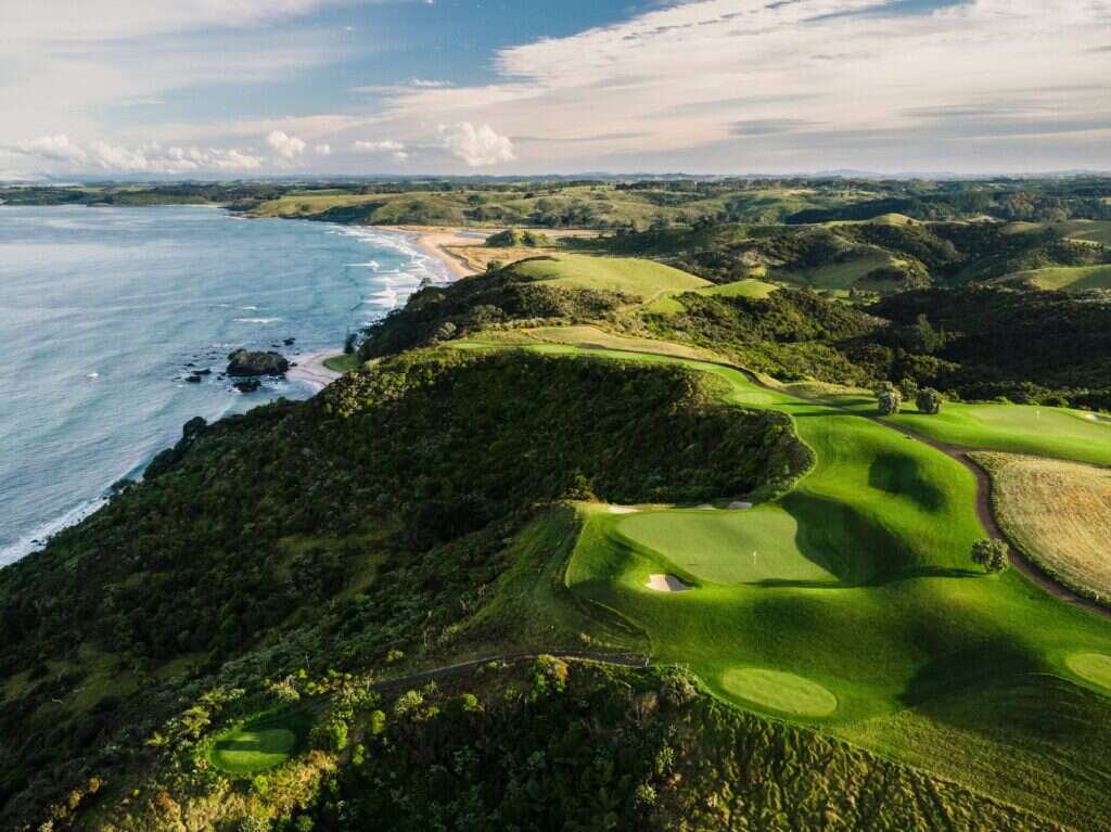 The Lodge at Kauri Cliffs golf course, New Zealand