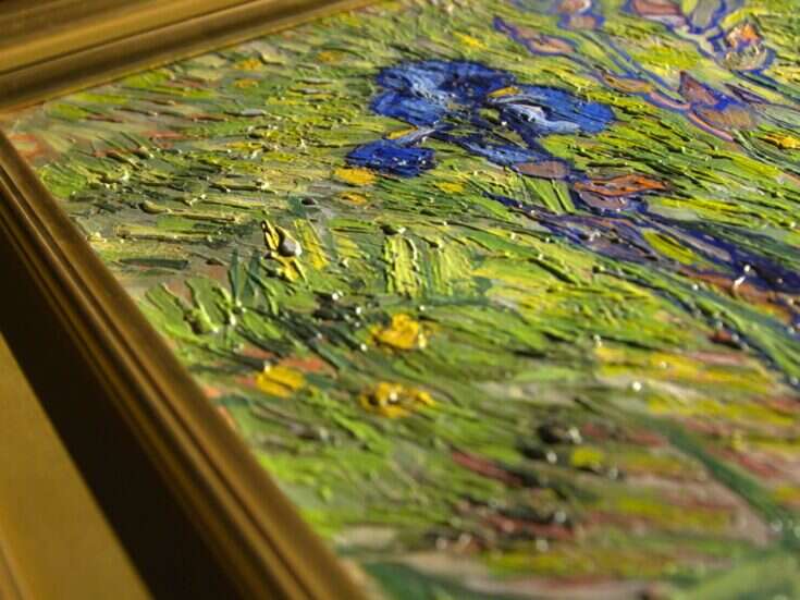 Arius reproduction of Van Gogh The Iris