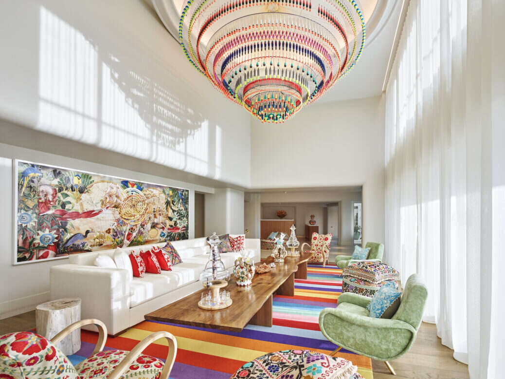 Faena Spa Waiting Area