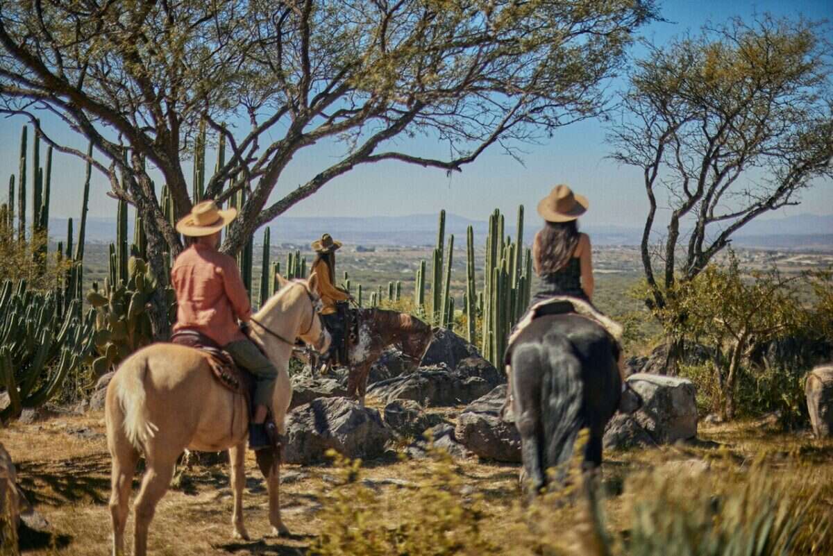 Horseback riding in Mexico