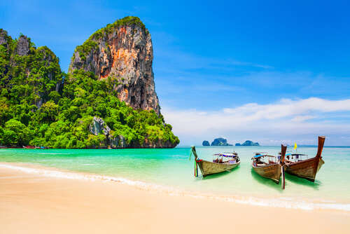 Koh Samui in Thailand offers some of the clearest water and whitest beaches.