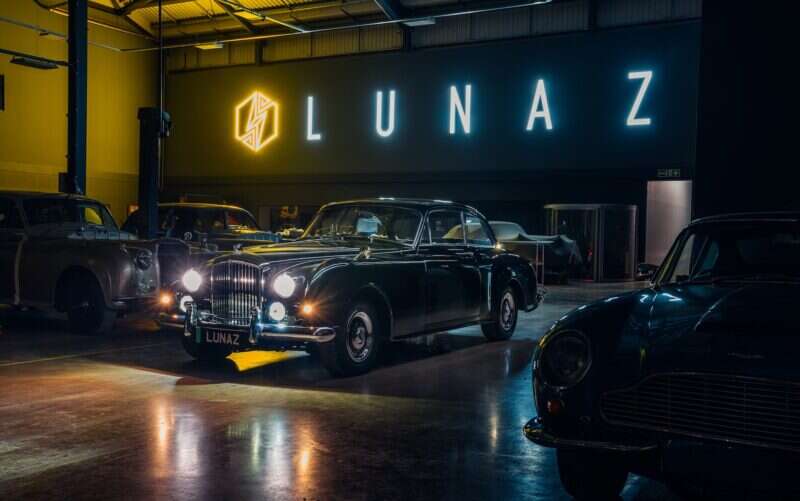 Bentley in Lunaz workshop