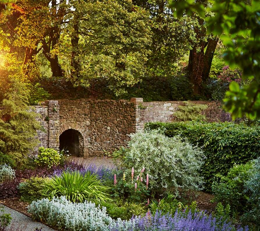 Ashford Castle hotel garden