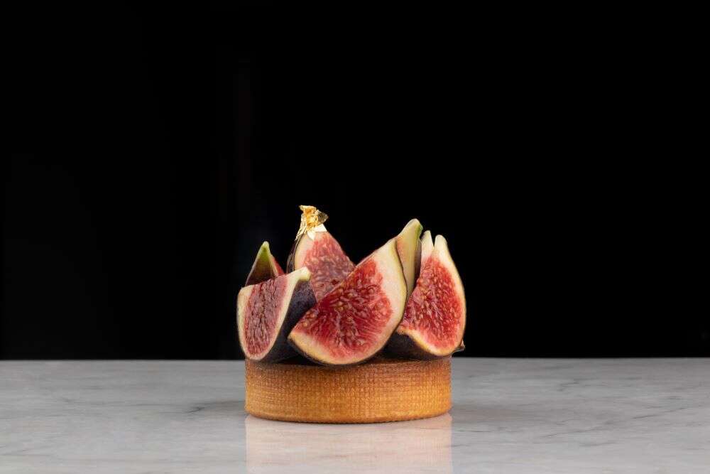 fig tart by Orfali restaurant Dubai