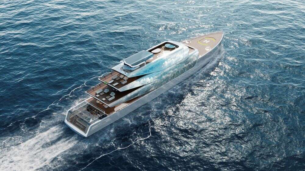 Pegasus superyacht exterior