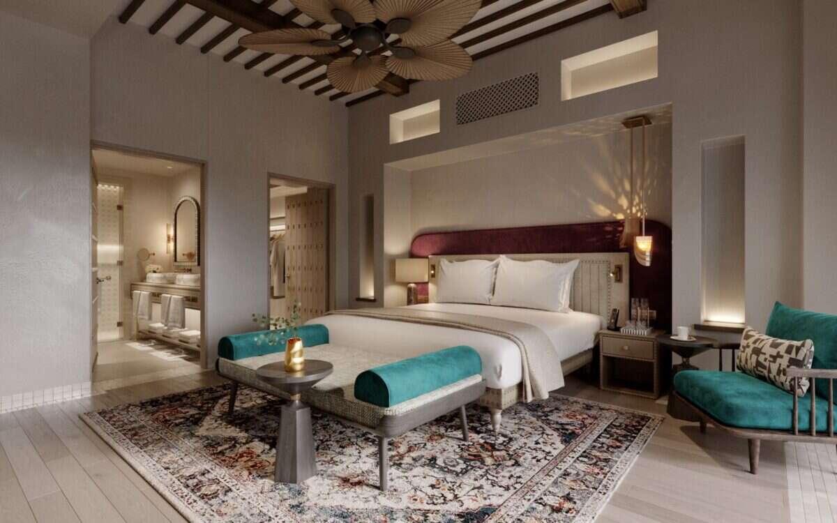 Bedroom at Bab Al Shams 