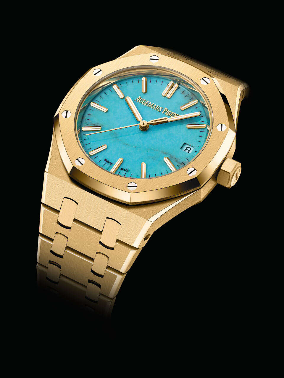 Royal Oak 37mm Selfwinding with Yellow Gold and Natural Turquoise