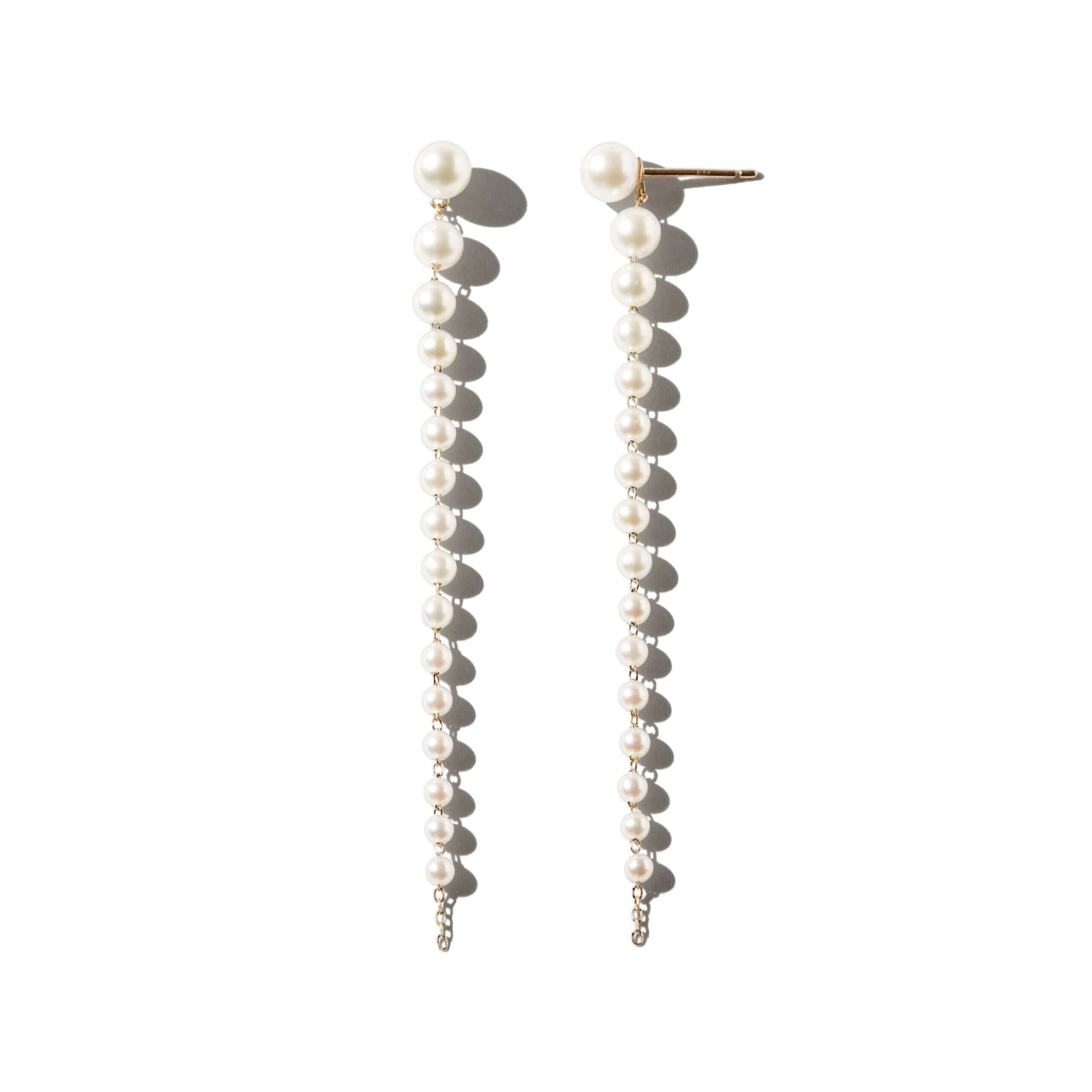 mizuki pearl earrings luxury mother's day gift