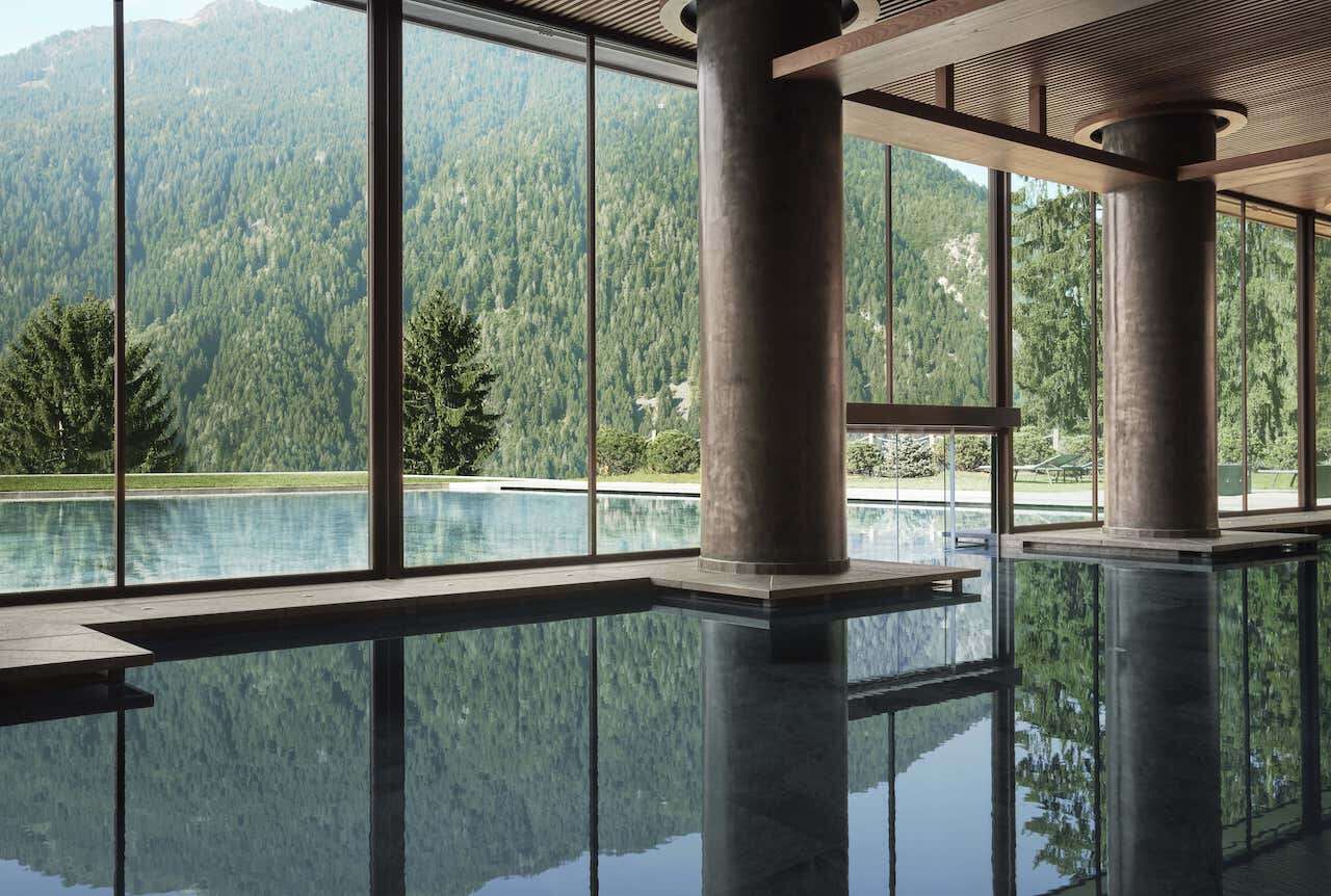 lefty resort dolomites swimming pool