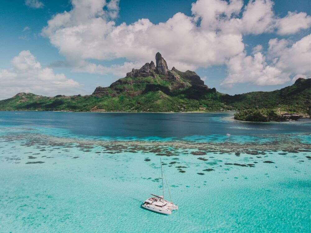 Bora Bora, included in the Regent World Cruise