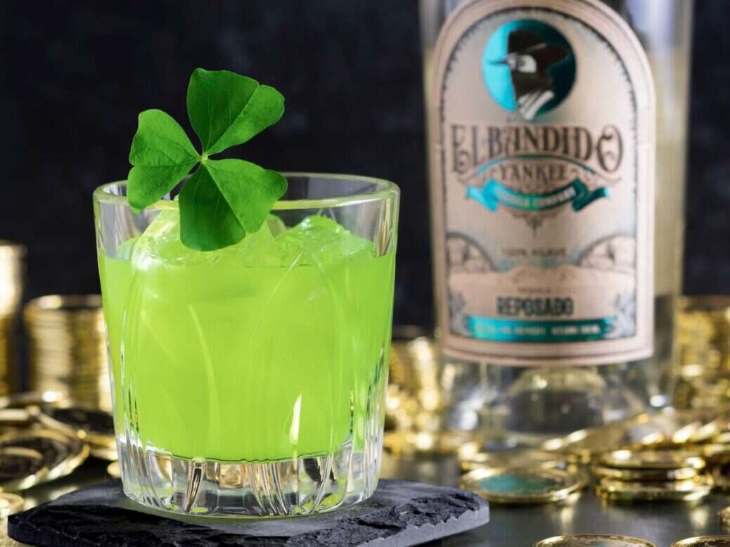 green cocktail