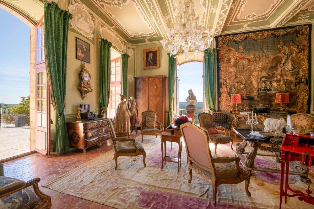 French History and European Art Unite in Provence Chateau