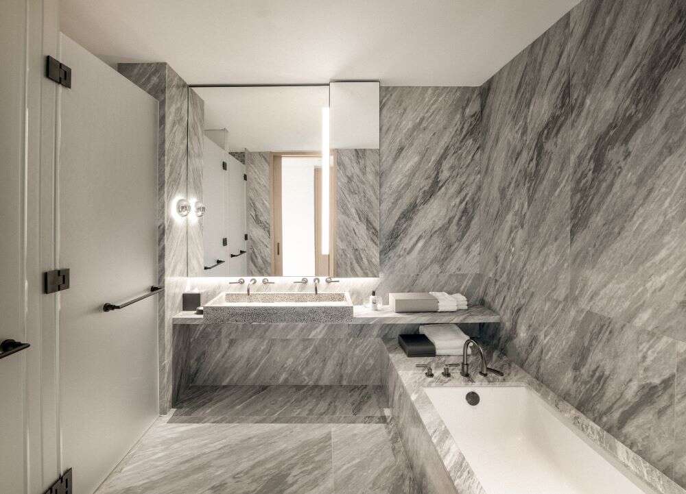 Ritz-Carlton New York NoMad penthouse bathroom