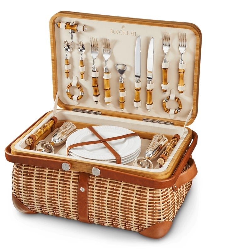 buccellati picnic basket for mothers day