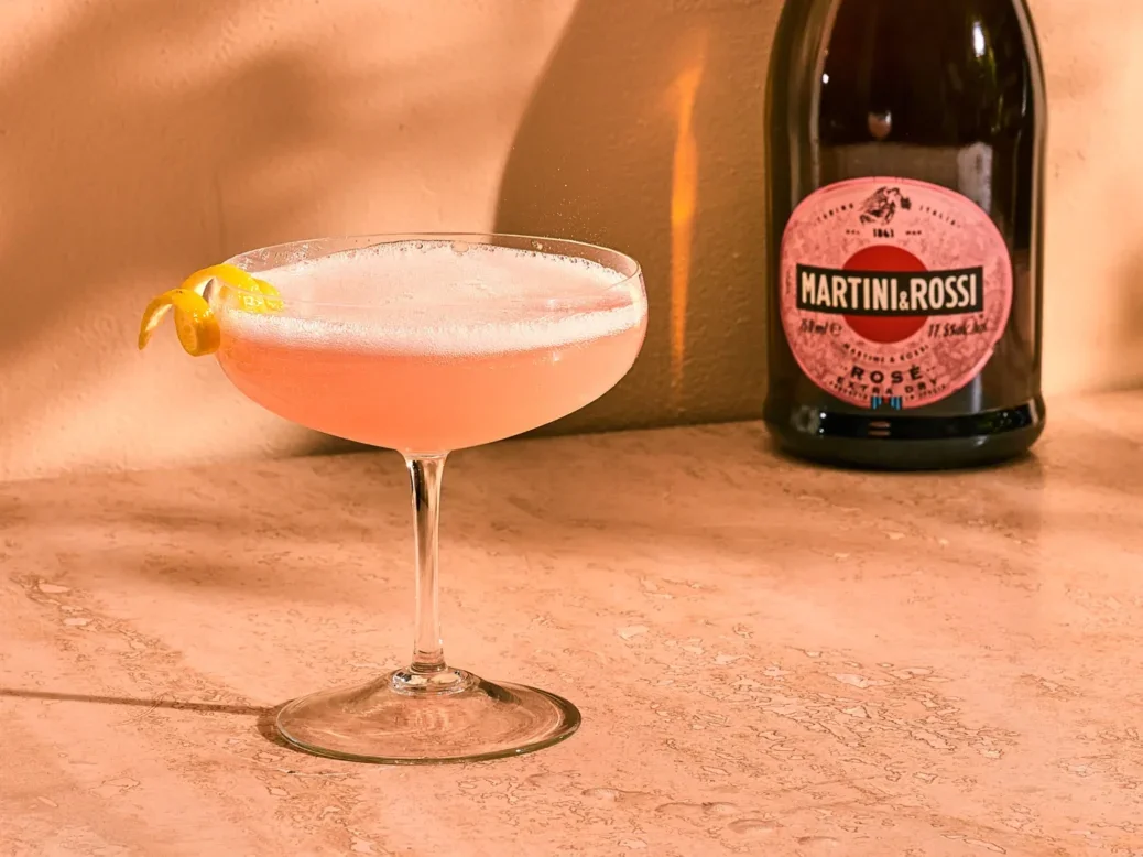 Cocktail Recipe: Pink French 75 by Martini & Rossi - Elite Traveler