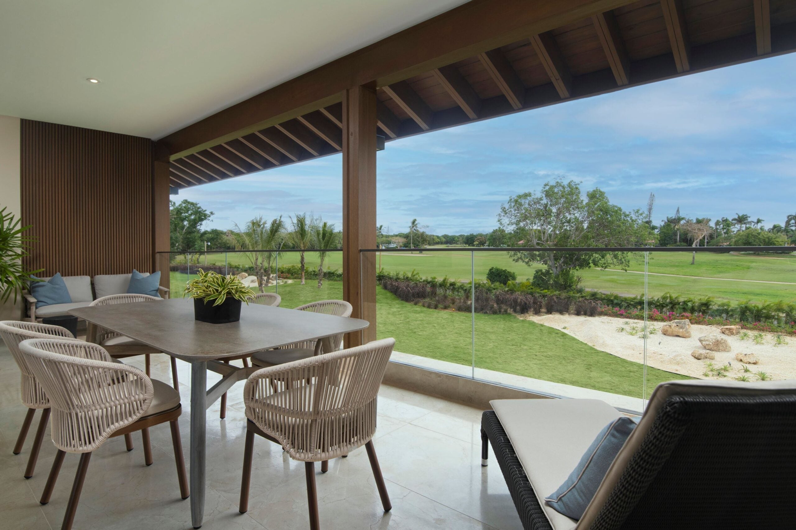 Balcony of the Premier Club Presidential Suite