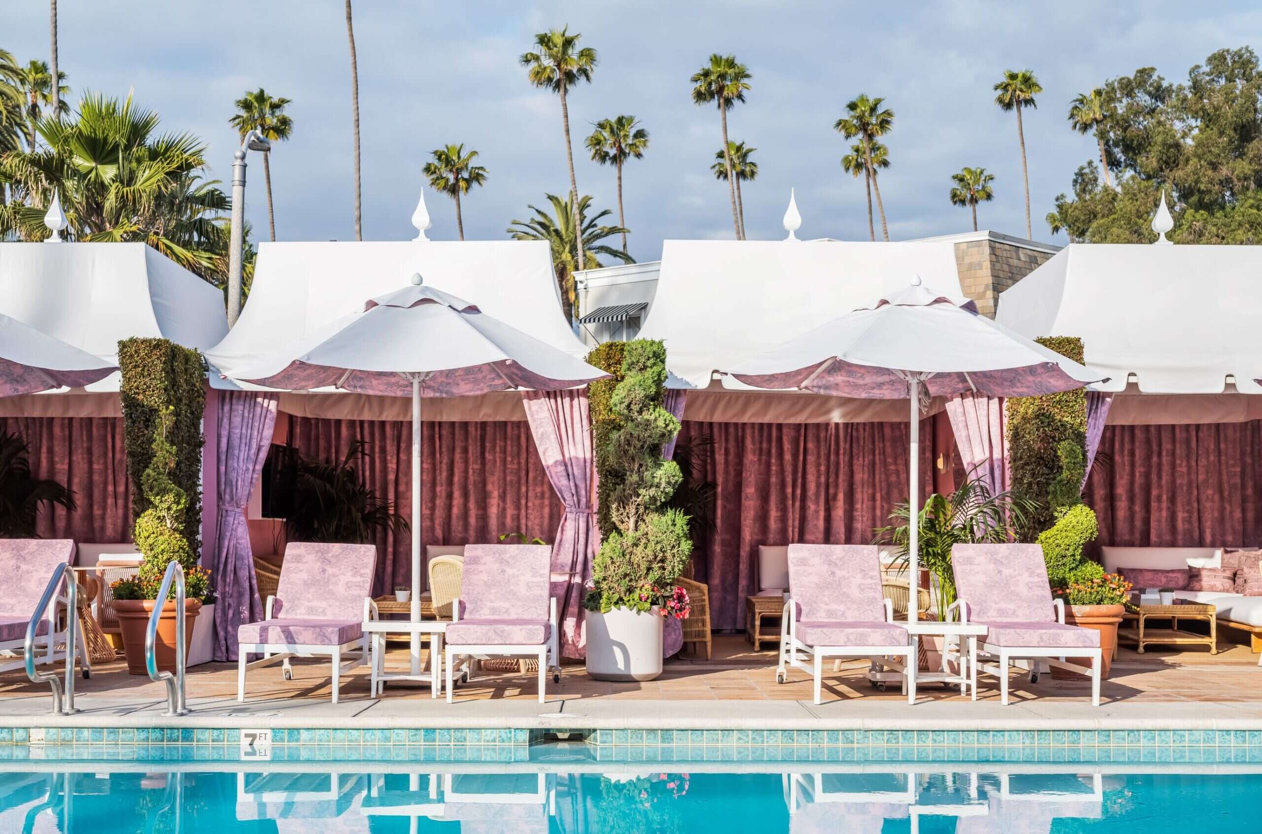 Dior  Dioriviera Pop-Up Cabana Pop Up At Beverly Hills Hotel