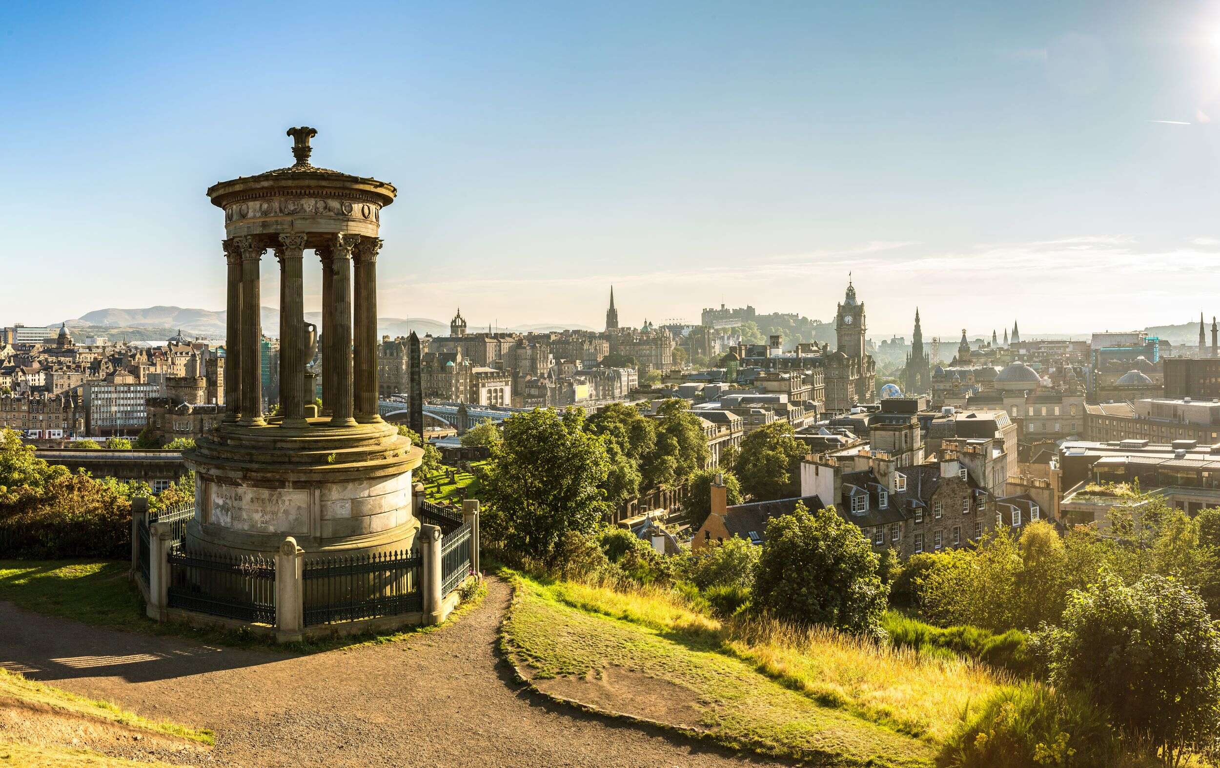 Edinburgh vista from Carlton Hill