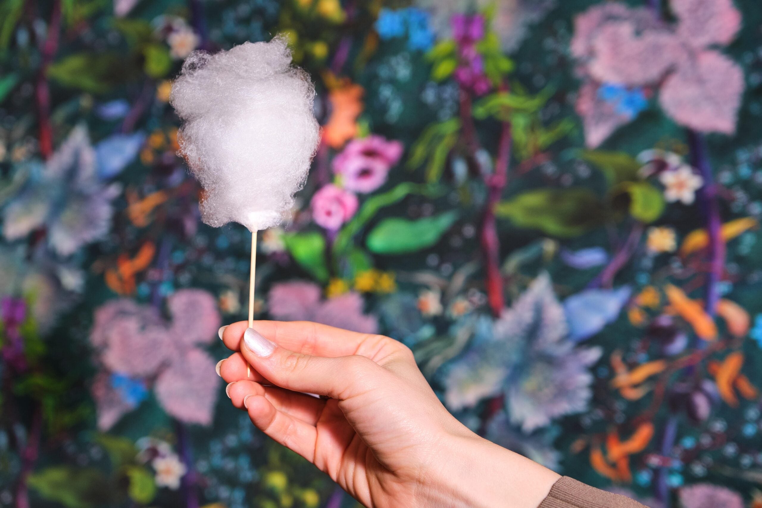 foie gras candy floss at Bazaar by José Andrés