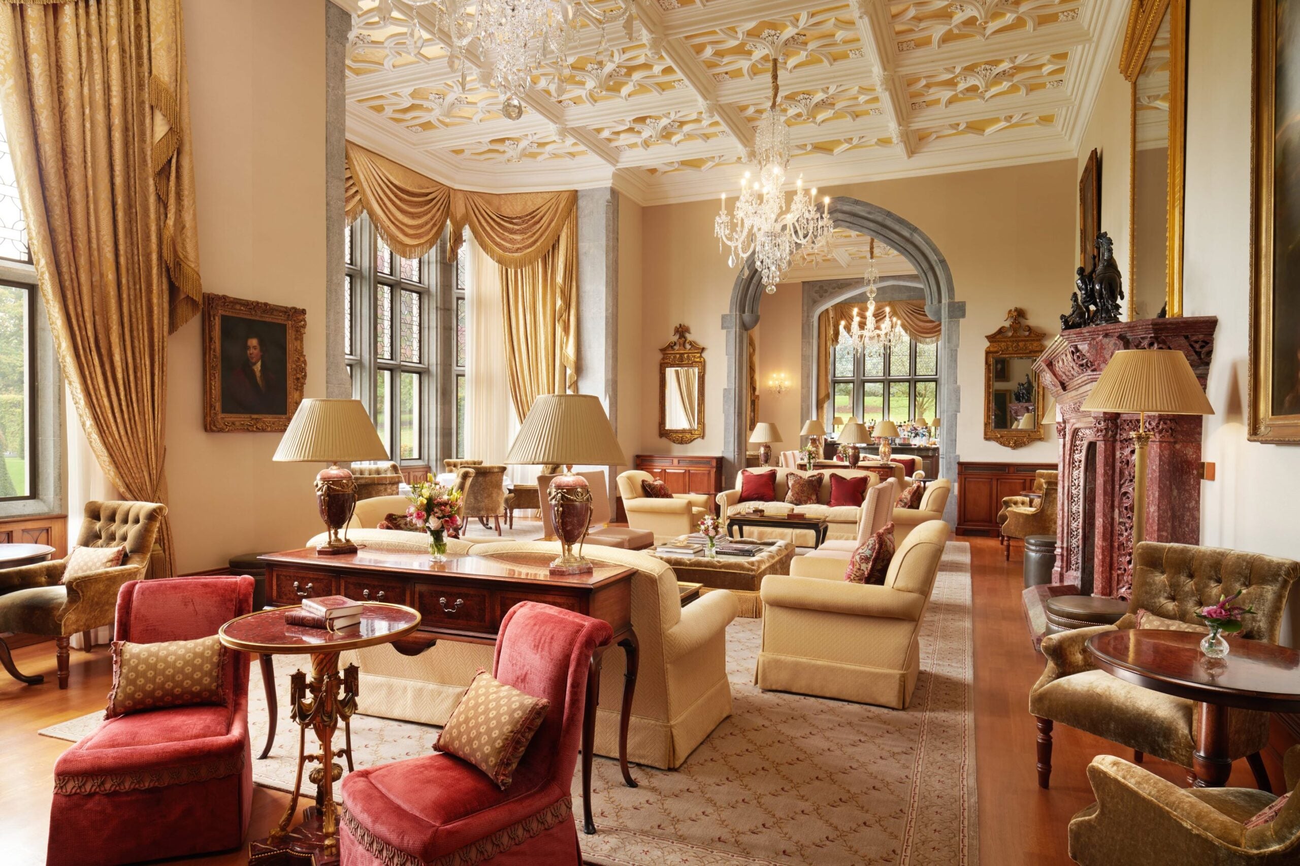 Drawing Room at Adare Manor 