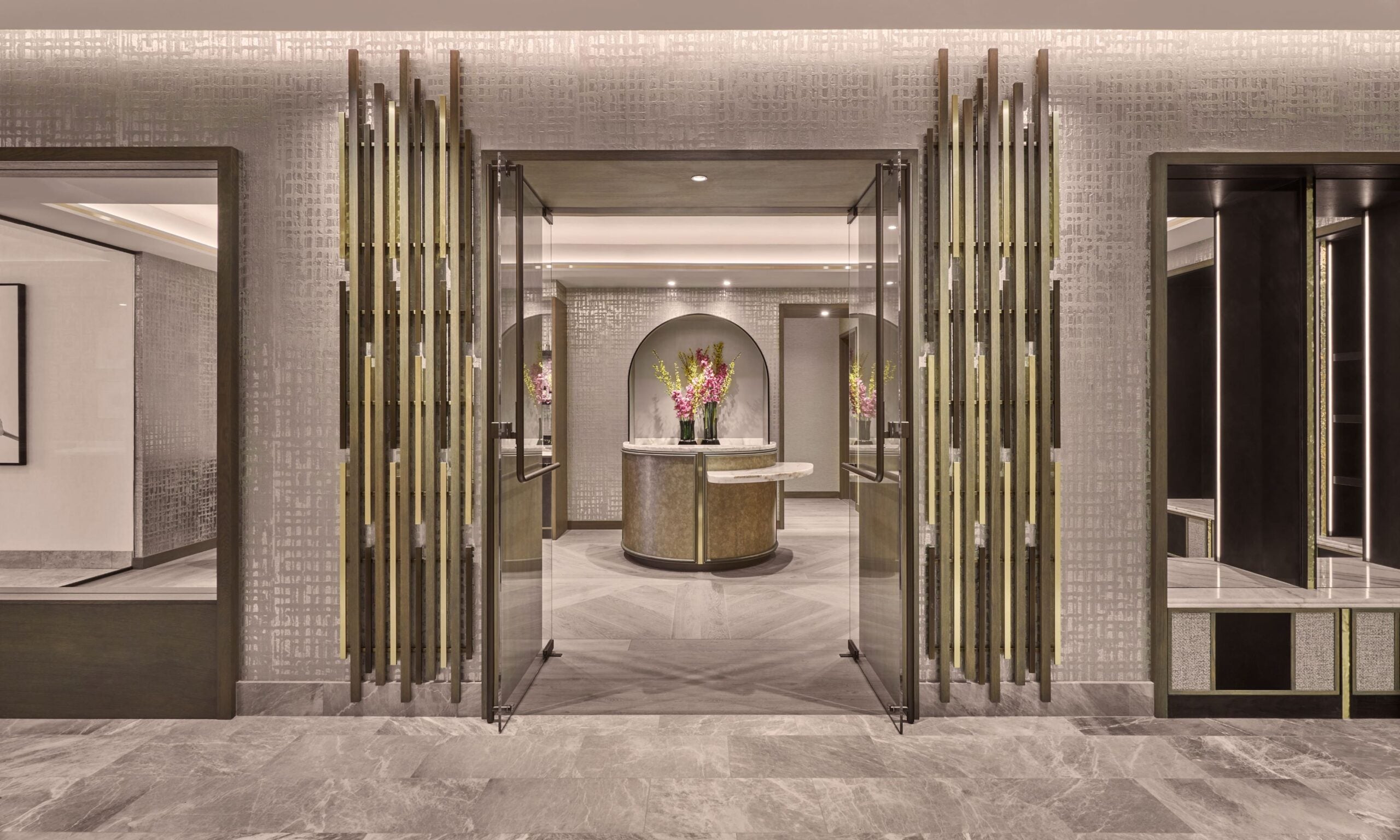 spa entrance at St. Regis Chicago 