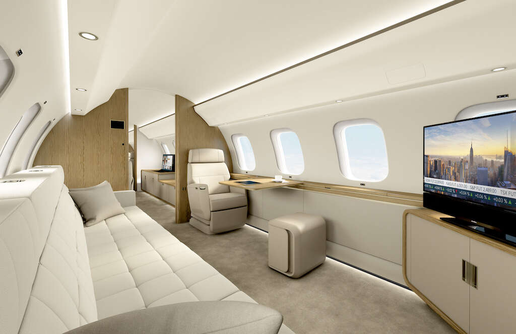 Bombardier Global 8000 interior