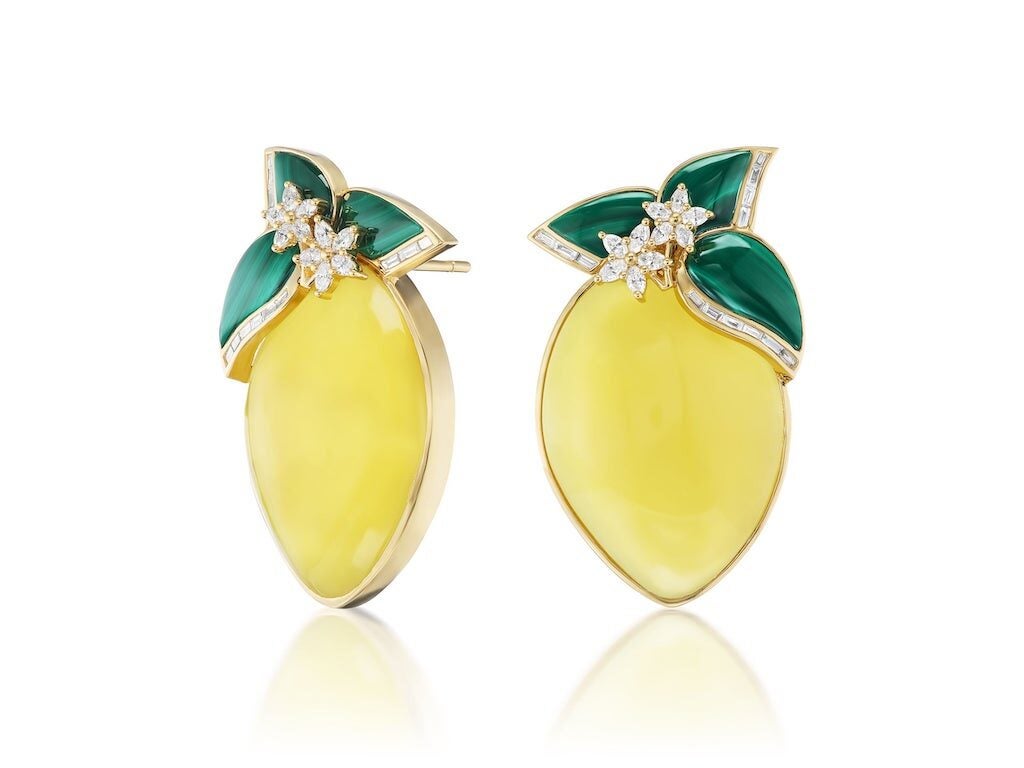 sorellina limoncello earrings at couture vegas