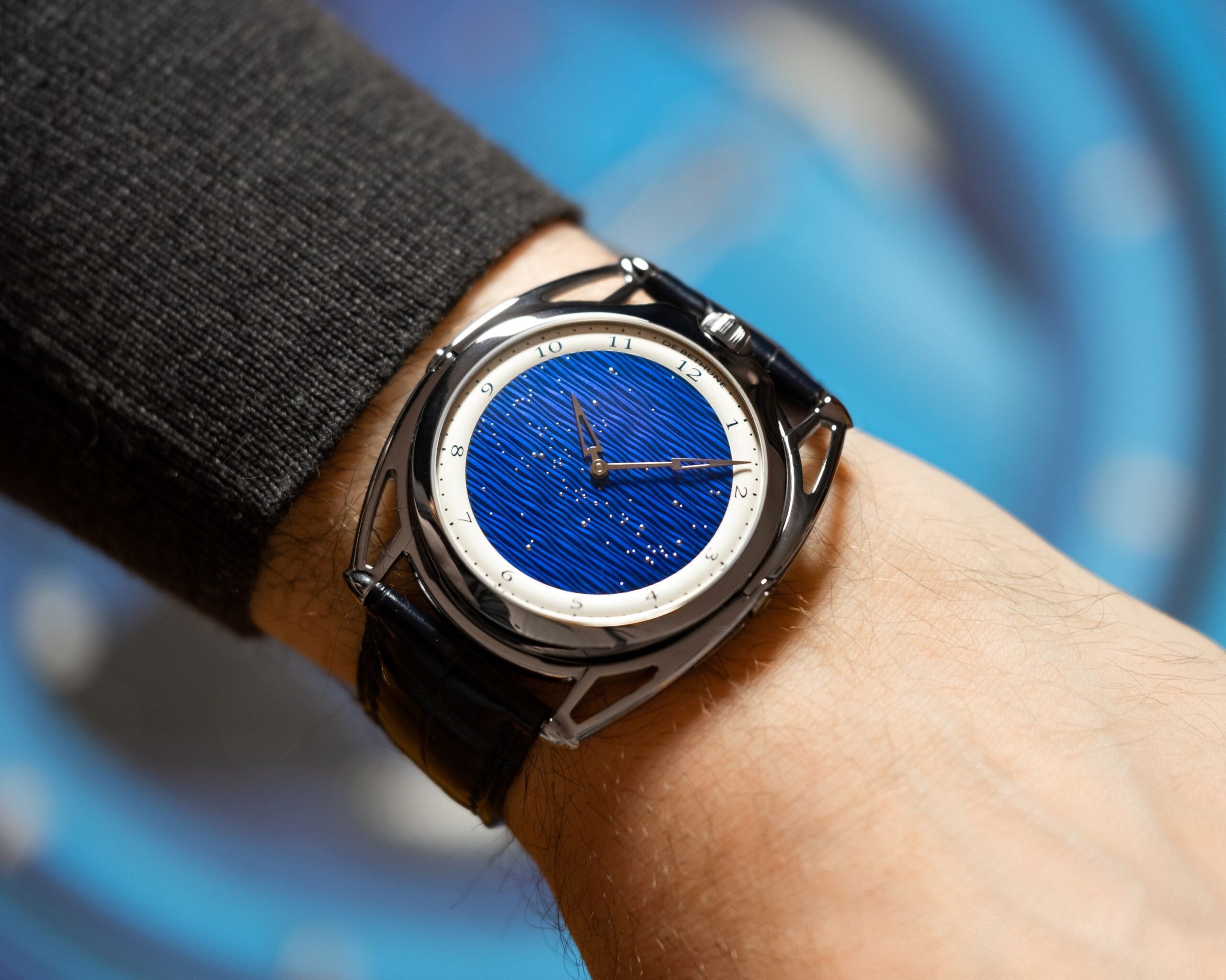 De Bethune watch on wrist