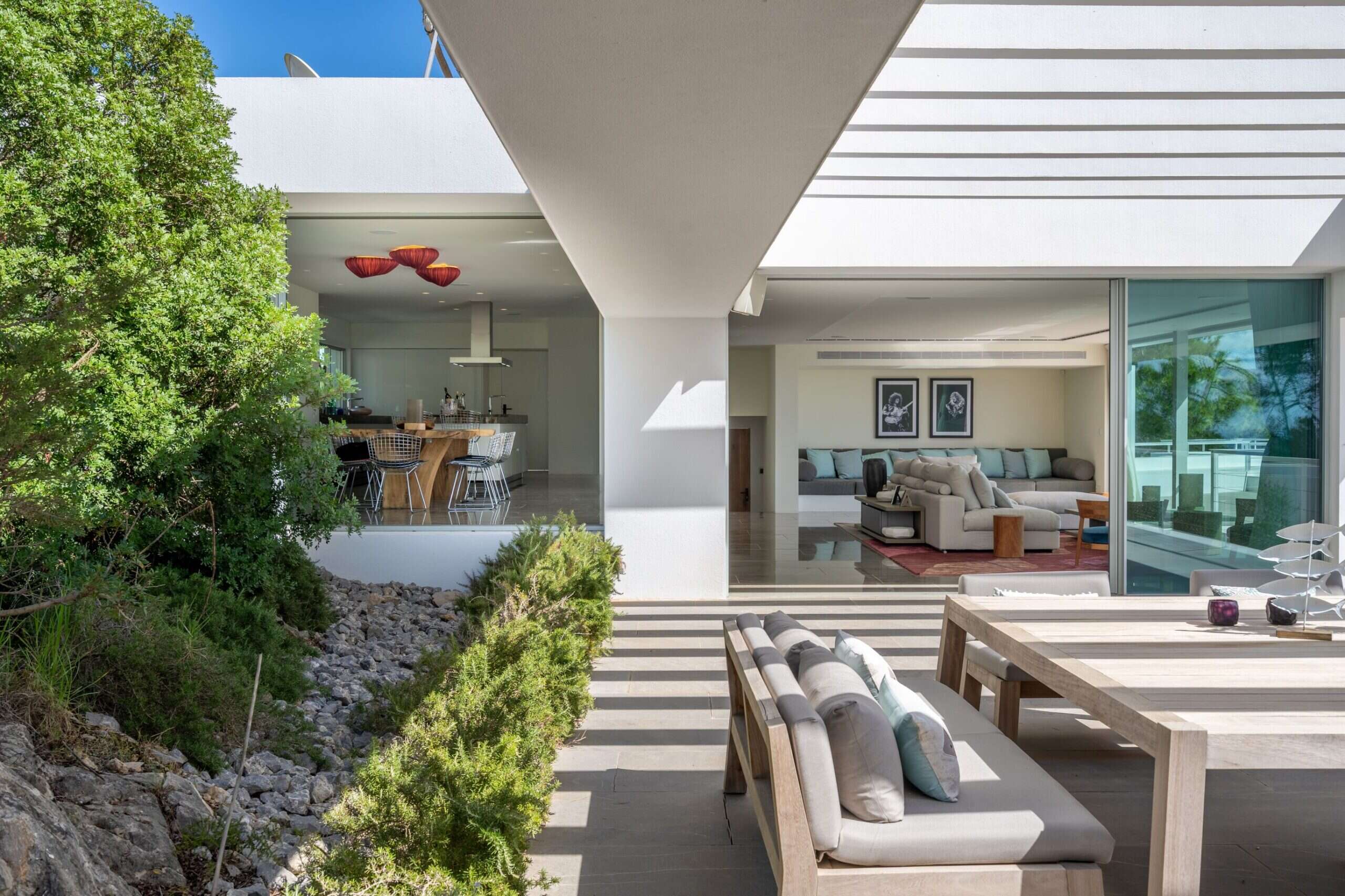 Ibiza mansion living spaces