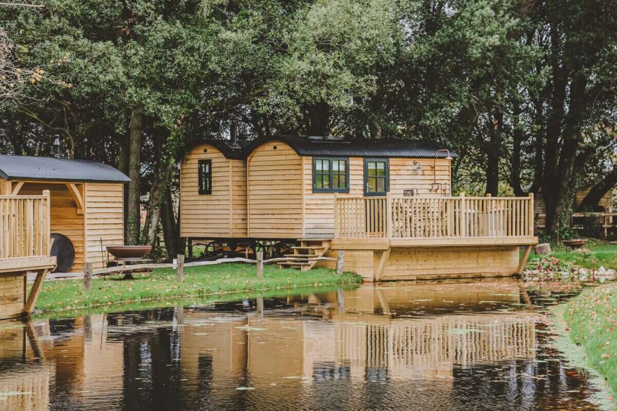 Shepherd Huts at Lympstone Manor 