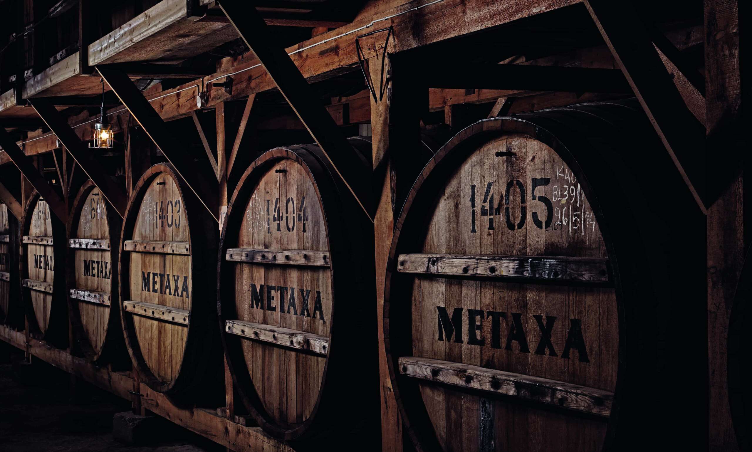 Barrels of Metaxa 