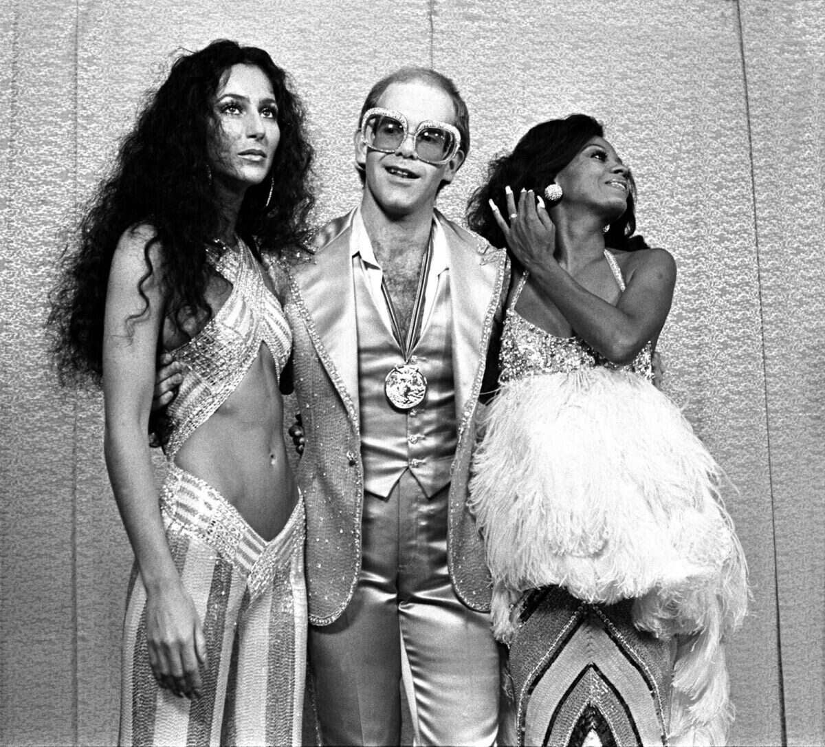 Cher, Elton John and Diana Ross 