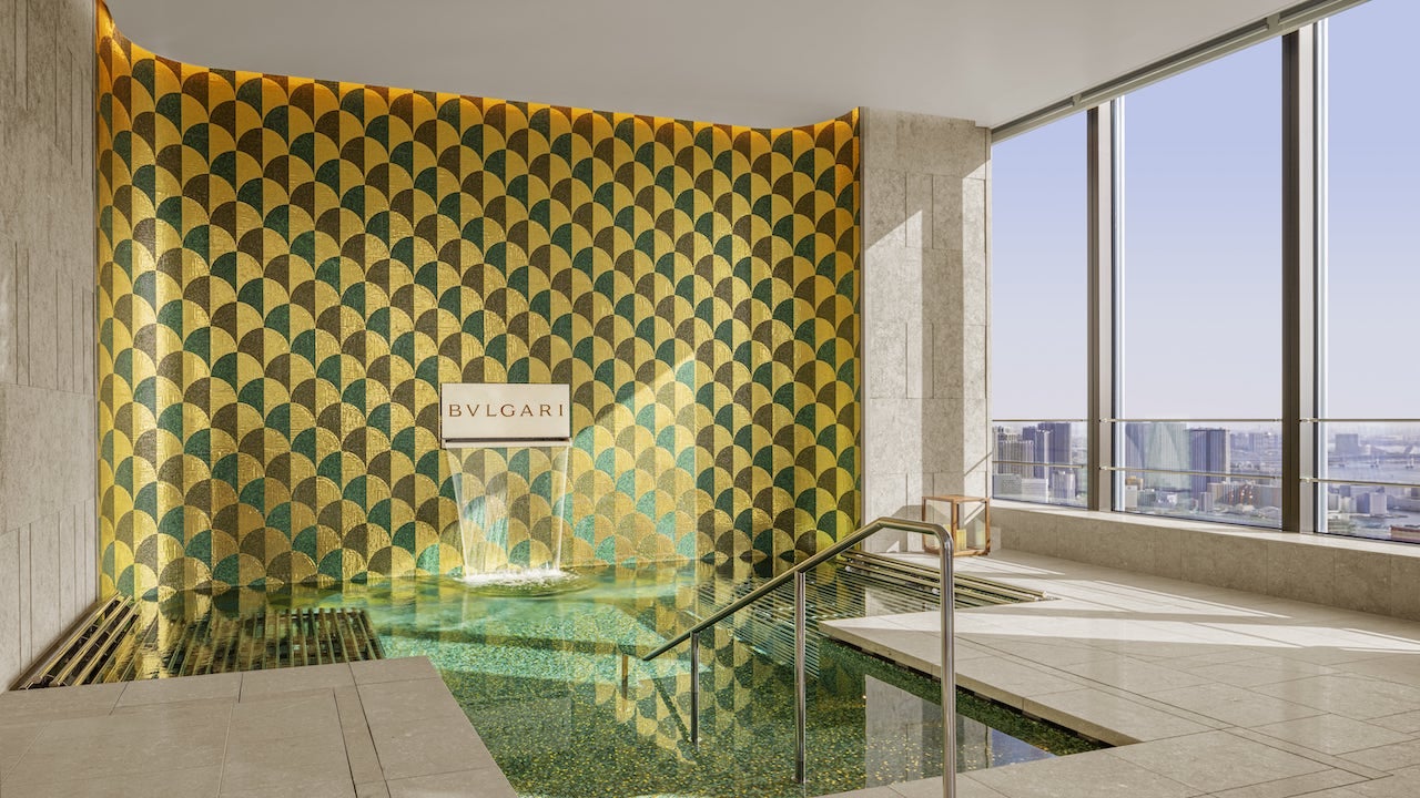 Vitality Pool at bulgari tokyo
