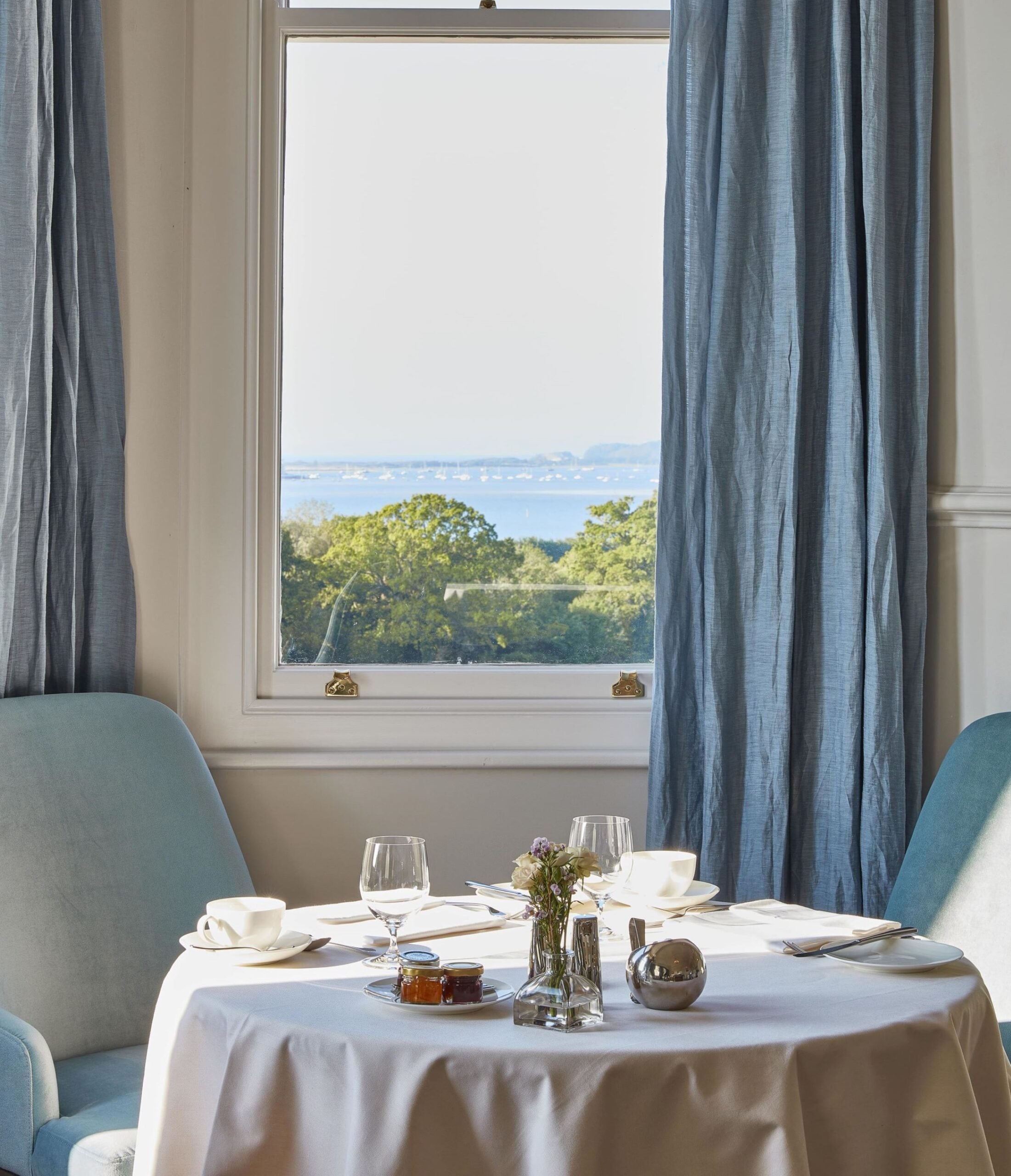 Lympstone Manor dining room 