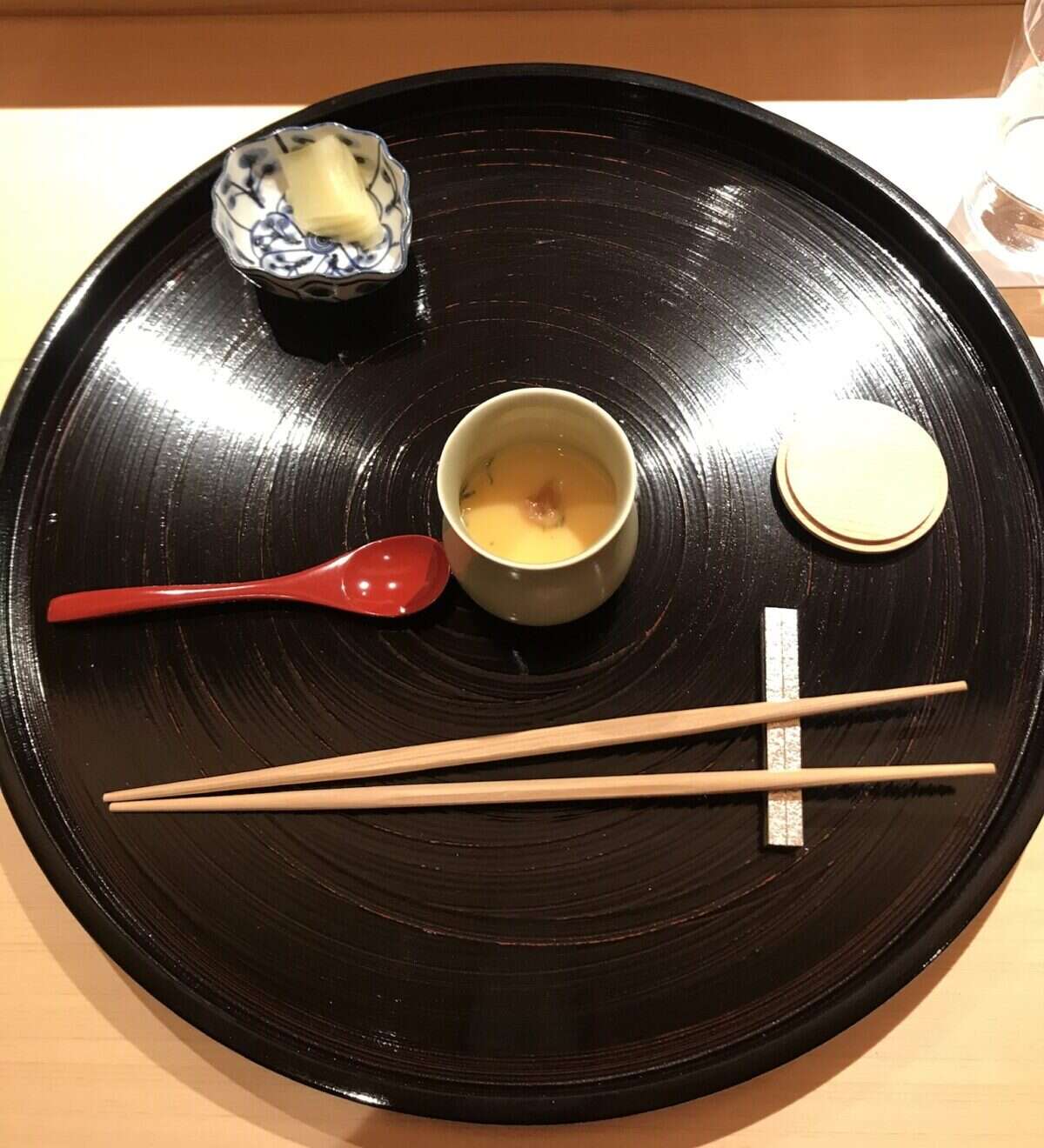 chawanmushi with fish soup stock