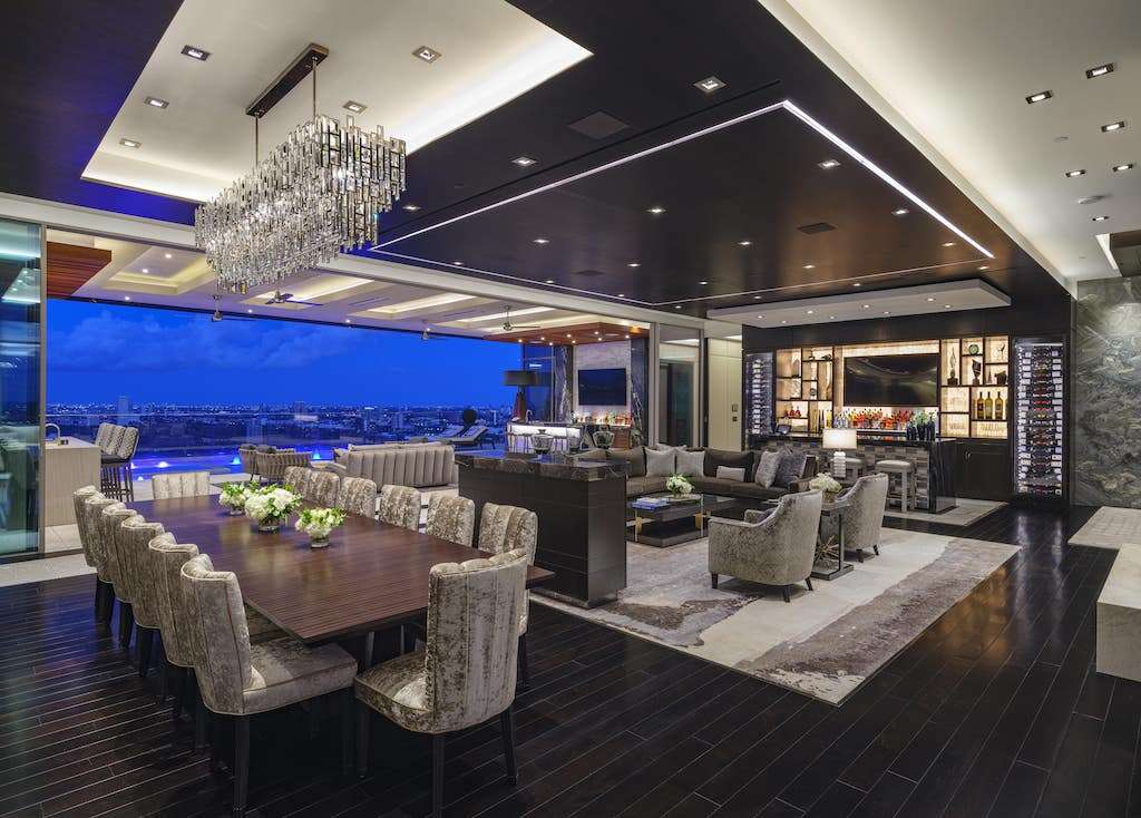 penthouse living room
