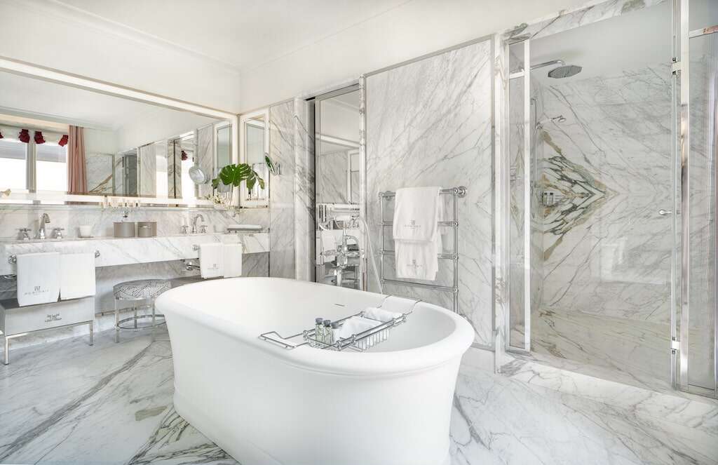 marble bathroom