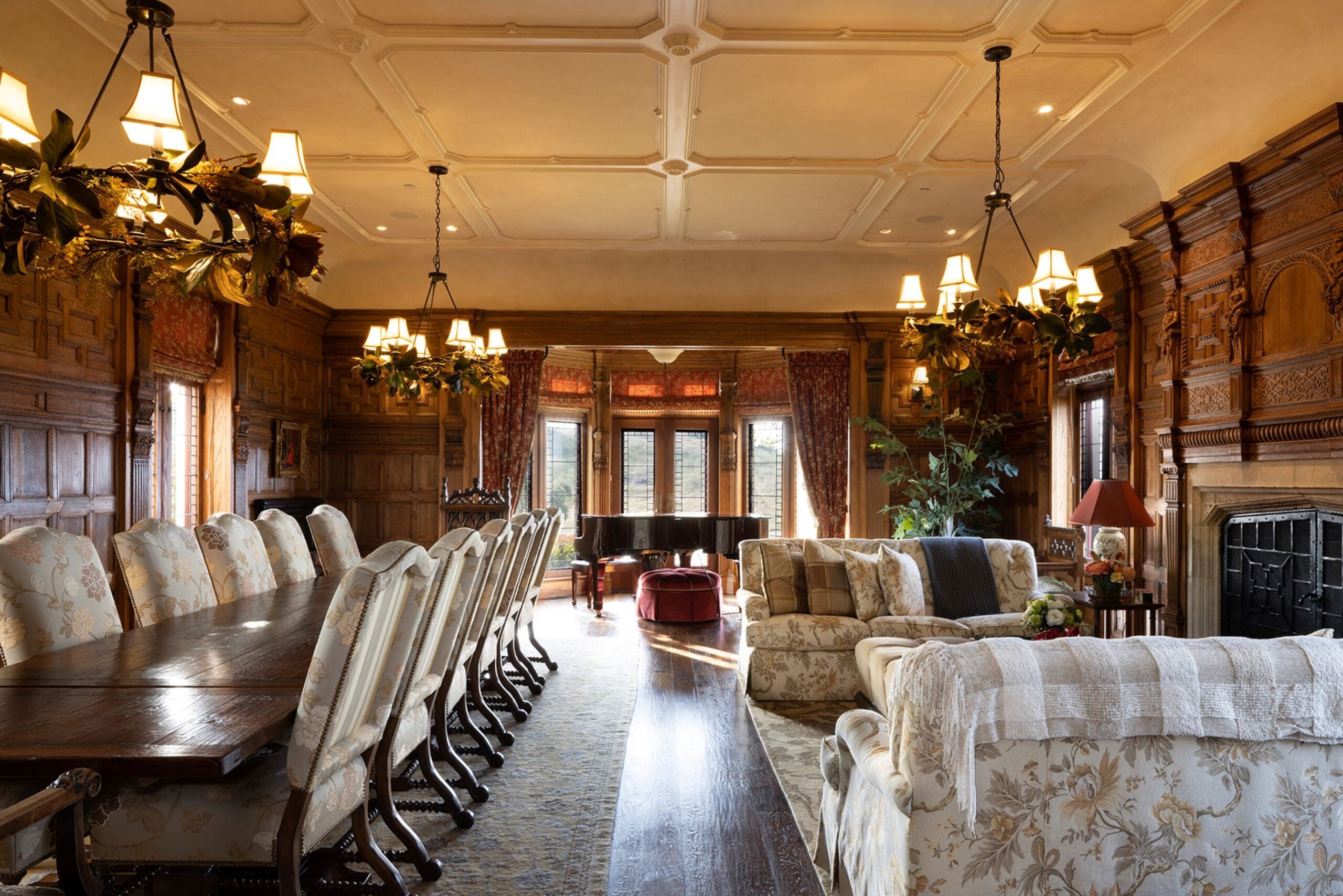 The living space inside the Carmel Valley property