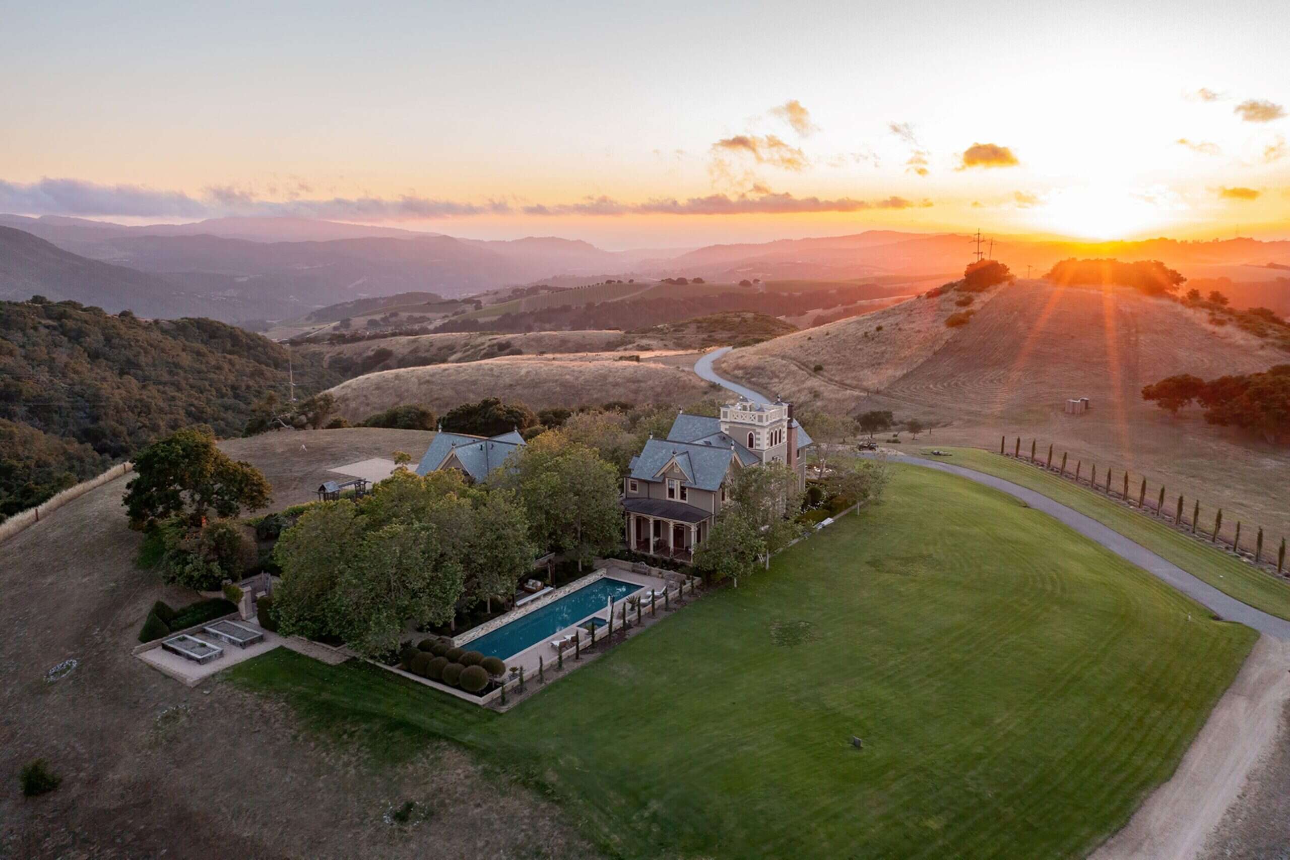 Carmel Valley Property is Isolated Palace with Ocean Views